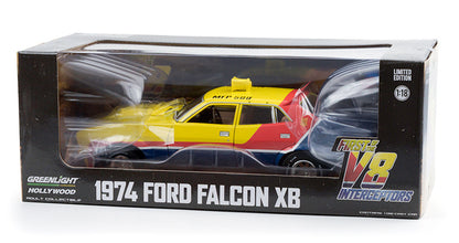 Greenlight 13574 1/18 1974 Ford Falcon XB Sedan, Yellow MFP