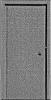 Pikestuff 1102 HO Scale Doors (White Styrene) -- Solid Entryway Type (3)