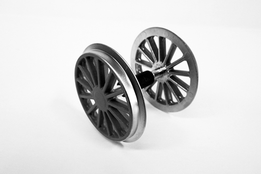 Piko 36082 G Scale BB Plated Wheelset, BR194, Black
