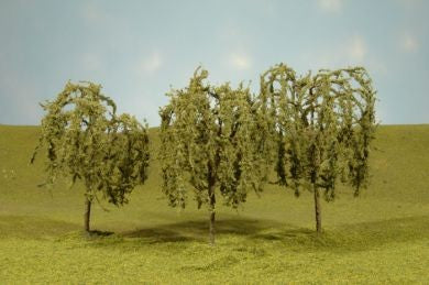 Bachmann 32014 Scenescapes 3"-3-1/2" Willow Trees (3/pk)