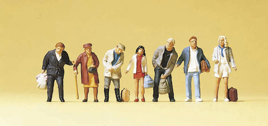 Preiser 10400 HO Scale Standing Commuters Figure Set
