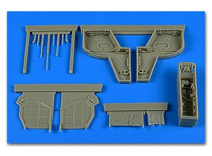 Aires 4733 1/48 IAI Kfir C2/C7 Wheel Bay For AGK