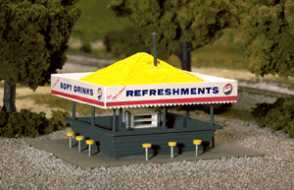 Atlas Model Railroad 715 HO Scale Refreshment Stand --Kit