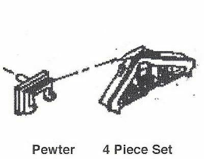 Details West 293 HO Scale Re-Rail Frog w/Brackets -- Denver, Rio Grande UP (4)
