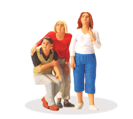 Preiser 44905 G Scale In the Train 3-Figure Set