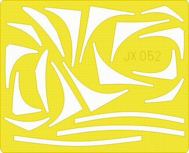 Eduard JX052 1/32 F-15E Eagle Masking Sheet for Tamiya Canopy Mask Set