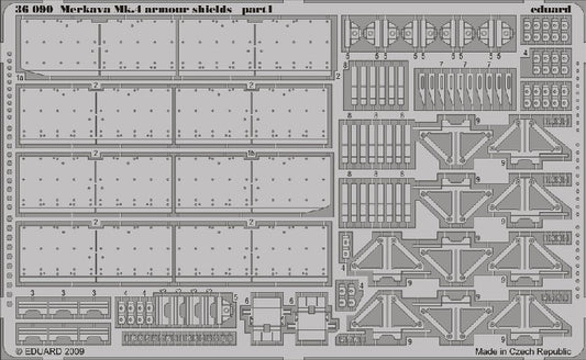 Eduard 36090 1/35 Armor- Merkava Mk IV Armor Shields for ACY