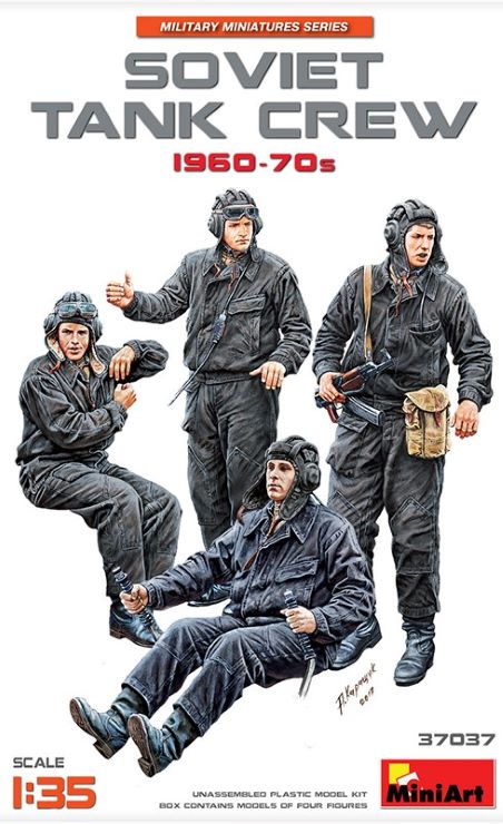 Miniart Models 37037 1/35 Soviet Tank Crew 1960-70s (4)