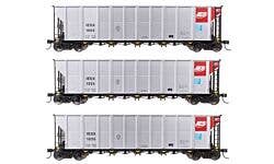 Walthers Mainline 910-56876 HO 50' RD-4 Hopper 3-Pack IESX