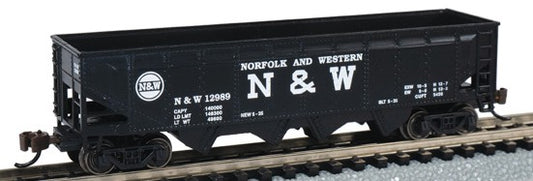Bachmann 73353 N 40' Quad Hopper Norfolk & Western #12989