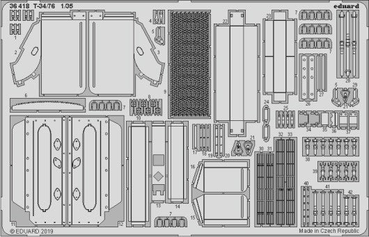 Eduard 36418 1/35 Armor- T34/76 for ZVE