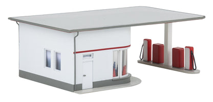 Faller 130590 HO Scale 1950s Gas Station Model Kit