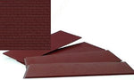 Walthers Cornerstone 3523 HO Brick Sheet Dark Red