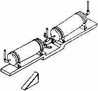 Details West AT-261 HO Scale Air Tank -- For Post-1995 Dash-9 &