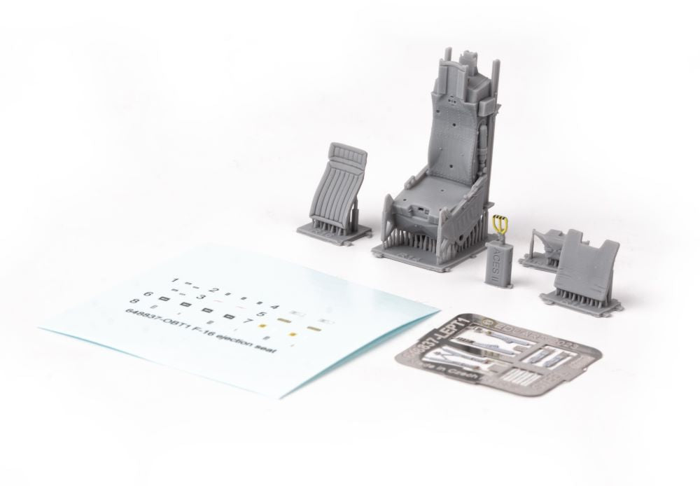 Eduard 648837 1/48 Aircraft- F16 Ejection Seat for KIN (Photo-Etch & Resin)