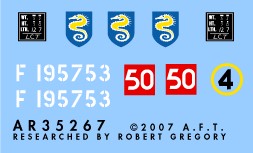 Archer Fine Transfers 35267 1/35 27th Armored Brigade Humber Scout Car Markings