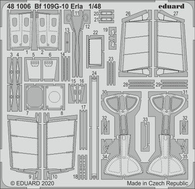 Eduard 481006 1/48 Eria for EDU Photo Etch Detail Set