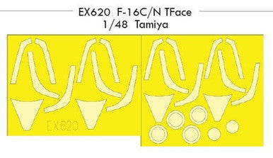 Eduard EX620 1/48 Mask F-16C/N TFace Canopy Mask Set for TAM