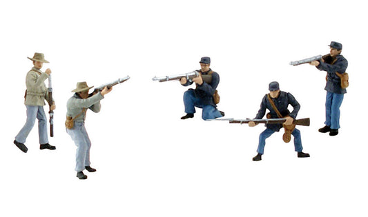 Woodland Scenics SP4445 All Scale American Civil War Soldiers Scene