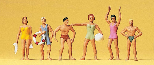 Preiser 10070 HO Scale Standing Swimmers Figure Set
