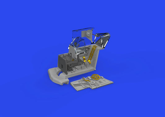 Eduard 672342 1/72 Aircraft- Bf109G2 Cockpit for EDU (Photo-Etch & Resin)