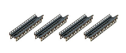 Faller 282901 Z Scale 4 Straight Track Beds Model Kit