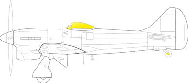 Eduard EX796 1/48 Mask Tempest Mk. II TFace Canopy Mask Set for EDU &
