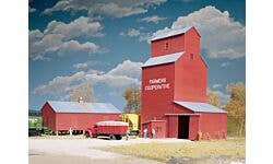 Walthers Cornerstone 933-3036 HO Farmers Cooperative Grain Elevator