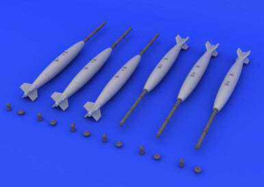 Eduard 672087 1/72 Mk. 82 Bombs (Decals & Resin)