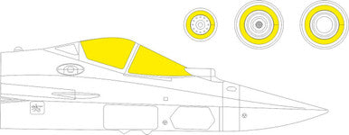 Eduard EX758 1/48 Mask Su57 TFace Canopy Mask Set for ZVE