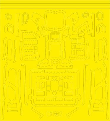 Eduard CX562 1/72 Mask Aircraft- F35B Surface Panels for ITA