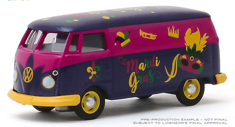 Greenlight 30126 1/64 Scale Mardi Gras 2020 - Volkswagen Type 2 Panel