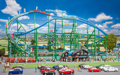 Faller 140410 HO Scale Alpina-Bahn Roller Coaster with Motorized Lift -- Kit