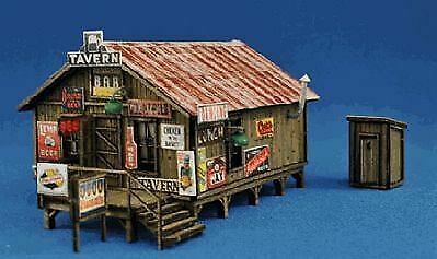 Blair Line 1003 N Scale Sam's Roadhouse w/Outhouse -- Kit