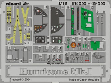 Eduard FE252 1/48 Hurricane Mk.I for Hasegawa