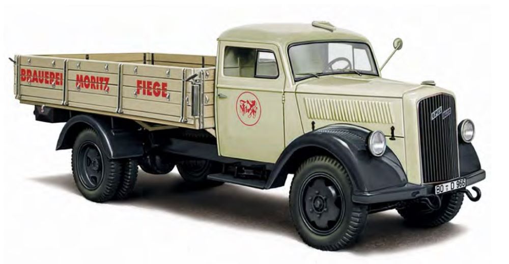 Italeri 3960 1/24 Opel Blitz Classic Military Vehicle