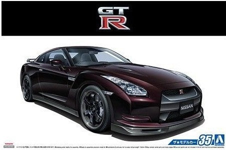 Aoshima 62180 1/24 2009 Nissan GT-R Spec-V 2-Door Car