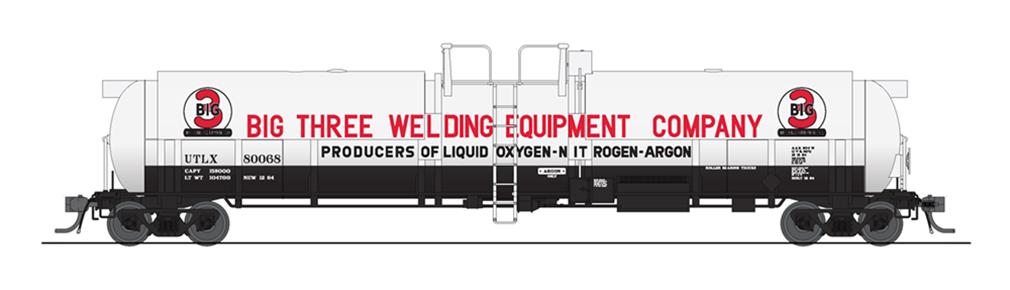 Broadway Limited 6314 Ho Cryo Tank Car Big 3 Weld 2Pk