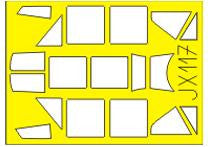 Eduard JX117 1/32 Mask Bf 109F-4 for Trumpeter Canopy Mask Set