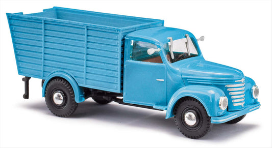 Busch 52098 HO Scale Framo V901/2 Animal Transporter, Blue