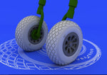 Eduard 632015 1/32 P-51 Wheels for Tamiya (Resin)
