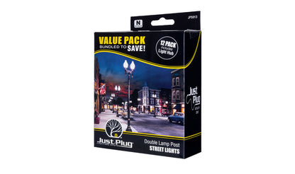 Woodland Scenics JP5913 N Scale Double Lamp Post Value Pack