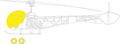 Eduard EX861 1/48 Mask OH13 TFace Canopy Mask Set for ITL