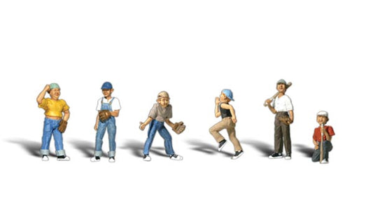 Woodland Scenics A2146 All Scale Baseball Players II - N scale