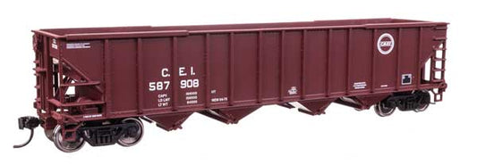 Walthers Mainline 910-57803 HO Scale 50' 100-Ton Hopper RTR C&EI #587908