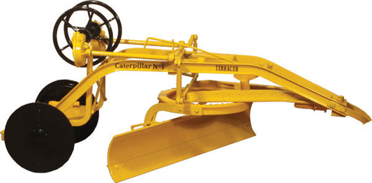 Spec Cast CUST-1164 1/16 Caterpillar No. 1 Terracer, Black Wheels