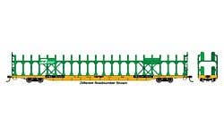 Walthers Mainline 910-8030 HO 89' Auto Rack Flatcar BN #963909