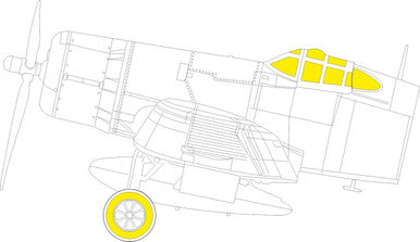 Eduard EX1081 1/48 TFace Canopy Mask Set MASK for HOBBY BOSS