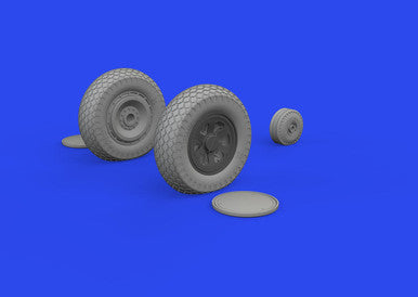 Eduard 648962 1/48 P-47D Wheels Cross Tread Brassin