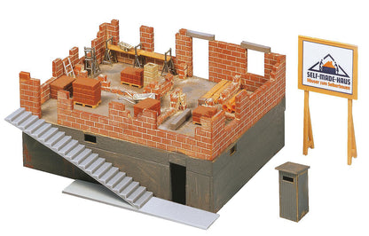 Faller 130307 HO Scale House Under Construction Model Kit
